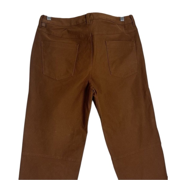 LULULEMON ABC Relaxed Utilitech Cropped Pants in Copper Brown Size 38 - Picture 5 of 11